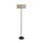 Lampadaire confortable en bambou métal 160 cm E27 à faible éblouissement
