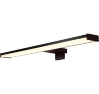 Lampe à miroir LED noire aluminium IP44 12 W 60 cm
