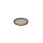 Lampe de plafonnier LED noir or métal 21 W Ø30 cm rond