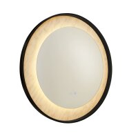 Applique LED dimmable verre métal Touch IP44...