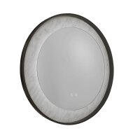 Applique LED dimmable verre métal Touch IP44...