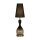 Lampe de table élégante Abat-jour en tissu Verre E27 Hauteur 67 cm
