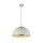 Lampe à suspendre en métal crème E27 jusquà 60 W Ø40 cm rond