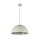 Lampe à suspendre en métal crème E27 jusquà 60 W Ø40 cm rond