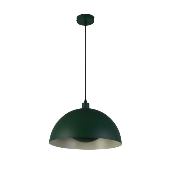 Suspension en métal vert E27 jusquà 60 W Ø40 cm Loft