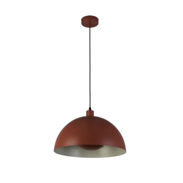 Lampe à suspendre Loft E27 jusquà 60 W Ø40 cm métal orange