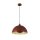 Lampe à suspendre Loft E27 jusquà 60 W Ø40 cm métal orange