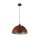 Lampe à suspendre Loft E27 jusquà 60 W Ø40 cm métal orange