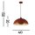 Lampe à suspendre Loft E27 jusquà 60 W Ø40 cm métal orange