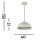 Suspension Loft E27 jusquà 60 W Ø25 cm métal crème