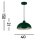 Suspension Loft E27 Ø25 cm ronde Abat-jour métallique vert