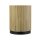 Lampe de table ronde bambou métal petit 23 cm naturel