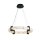 Suspension LED ronde métal résine anneau L:60,5 cm 29 W