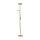 Lampadaire LED avec variateur métal verre 180 cm en laiton