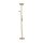 Lampadaire LED avec variateur métal verre 180 cm en laiton