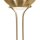 Lampadaire LED avec variateur métal verre 180 cm en laiton