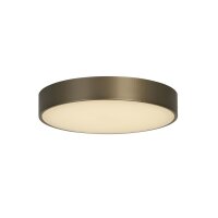 Lampe de plafonnier LED ronde en bronze métal L:25...