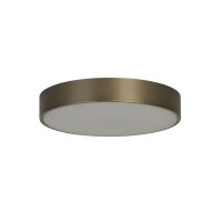 Lampe de plafonnier LED ronde en bronze métal L:25...