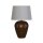 Lampe de table en bronze tissu résine E27 57,9 cm faible éblouissement