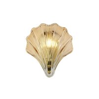 Applique décorative métal verre G9 IP44 en...