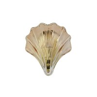 Applique décorative métal verre G9 IP44 en...