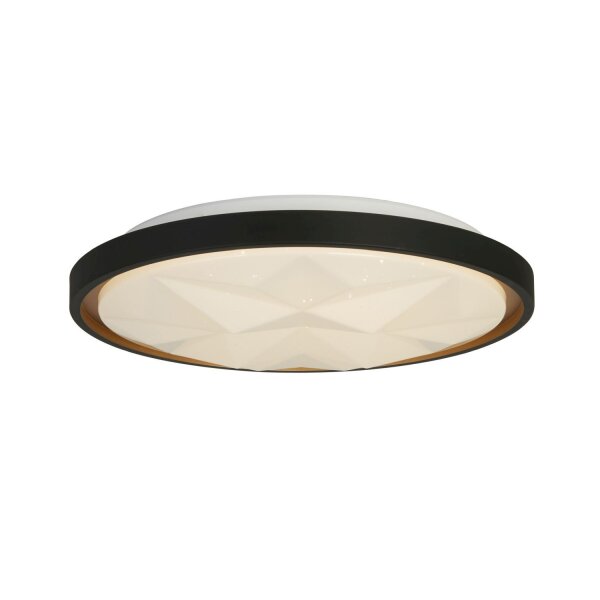 Plafonnier rond à LED avec télécommande, intensité lumineuse variable 25 W