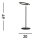 Lampe de table LED à intensité variable Métal noir 579 lm flexible