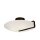 Lampe de plafonnier verre métal E27 Ø40,5 cm rond noir blanc