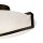Lampe de plafonnier verre métal E27 Ø40,5 cm rond noir blanc