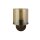Applique métal verre moka ambre E27 avec interrupteur