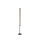 Lampadaire LED à intensité variable en or noir métal 156 cm
