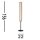 Lampadaire LED à intensité variable en or noir métal 156 cm