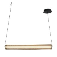 Suspension LED or noir métal 26 W 92 cm