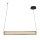 Suspension LED or noir métal 26 W 92 cm