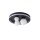 Plafonnier LED Noir Blanc Métal Boules de verre Ø40 cm