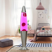 Lampe à lave insolite Rose 42cm de haut...