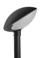 Lampadaire dextérieur TREEBEEK Noir Blanc 124cm