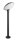 Lampadaire dextérieur TREEBEEK Noir Blanc 124cm