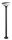 Luminaire dextérieur moderne IP54 169cm E27 noir