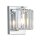 Lampe de salle de bain LED G9 cristal IP44 en chrome L : 12 cm petite