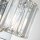 Lampe de salle de bain LED G9 cristal IP44 en chrome L : 12 cm petite