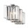 Applique salle de bain avec 3x LED G9 cristal IP44 chrome