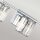Applique salle de bain avec 3x LED G9 cristal IP44 chrome