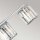 Applique salle de bain avec 3x LED G9 cristal IP44 chrome