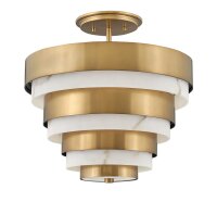 Lampe de plafonnier en métal Ø 37,3 cm rond...