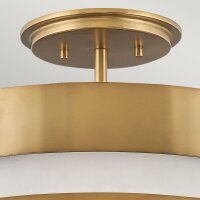Lampe de plafonnier en métal Ø 37,3 cm rond...