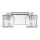 Lampe de salle de bain cristal 34,3 cm de large IP44 avec 2x LED G9