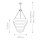 Suspension laiton antique Ø 69,2 cm H : max. 195,7 cm 8x E14