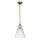Suspension Abat-jour en verre D : 29,5 cm E27 Réglable en hauteur