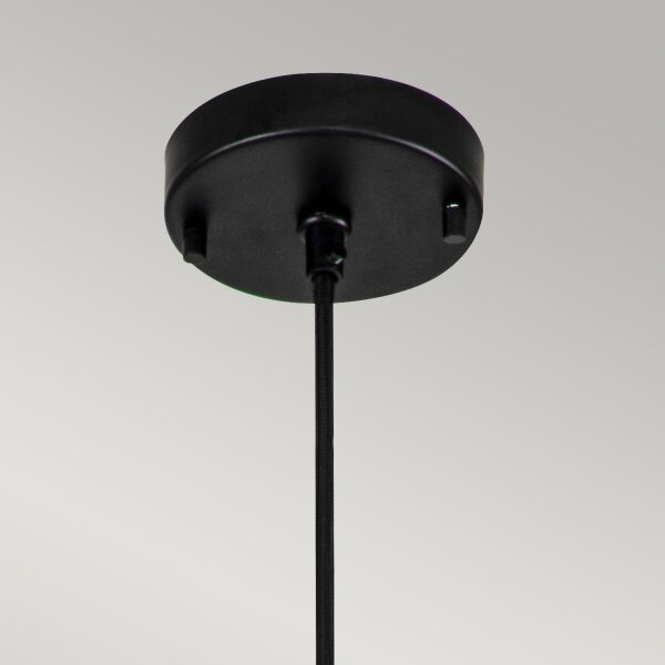 Suspension Noir Or Ø 17,8 cm étroit Moderne artistique